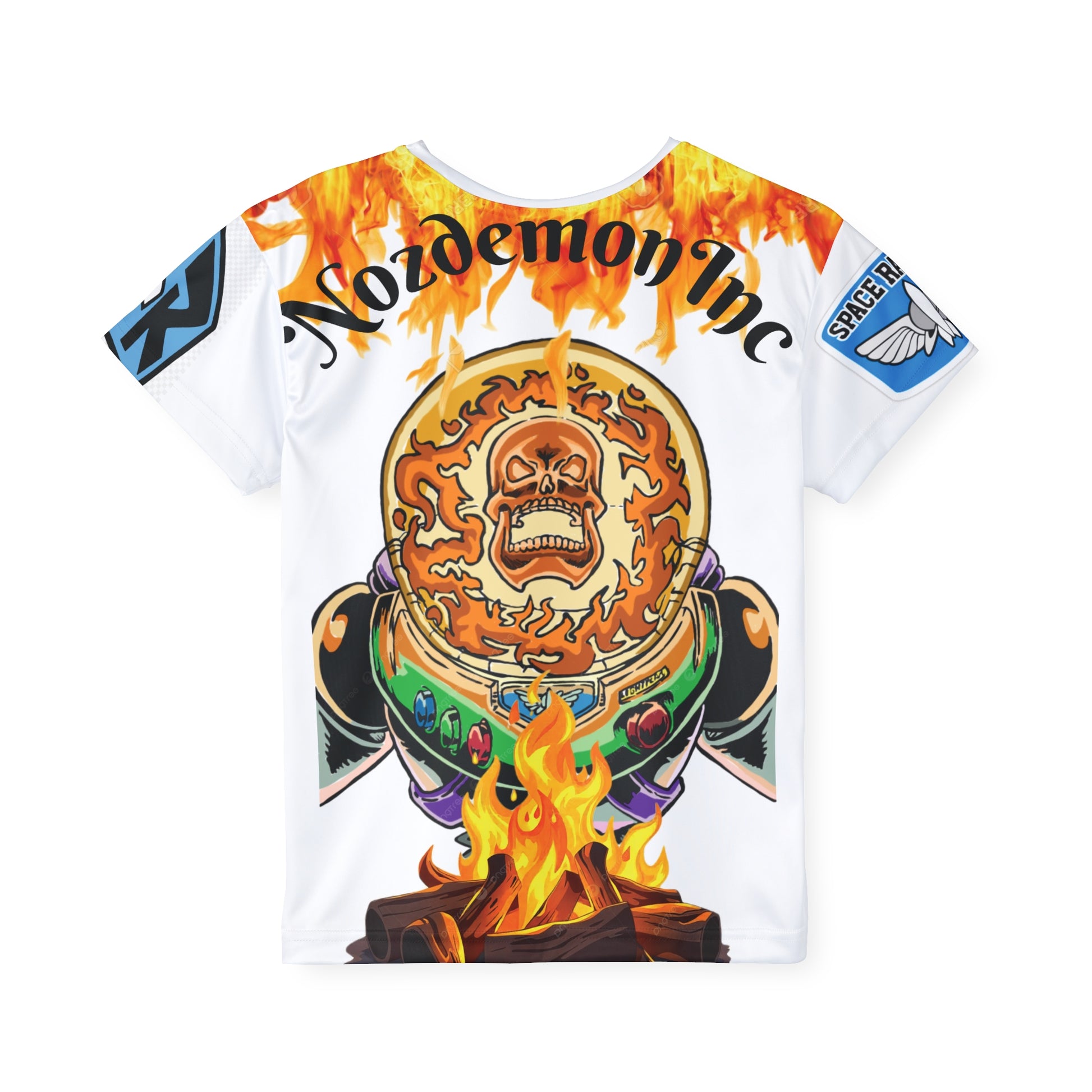 Kids Sports Jersey - Fire Theme, Cool Active Wear for Boys & Girls, Ideal for Sports Events, Gift for Birthdays and Celebrations