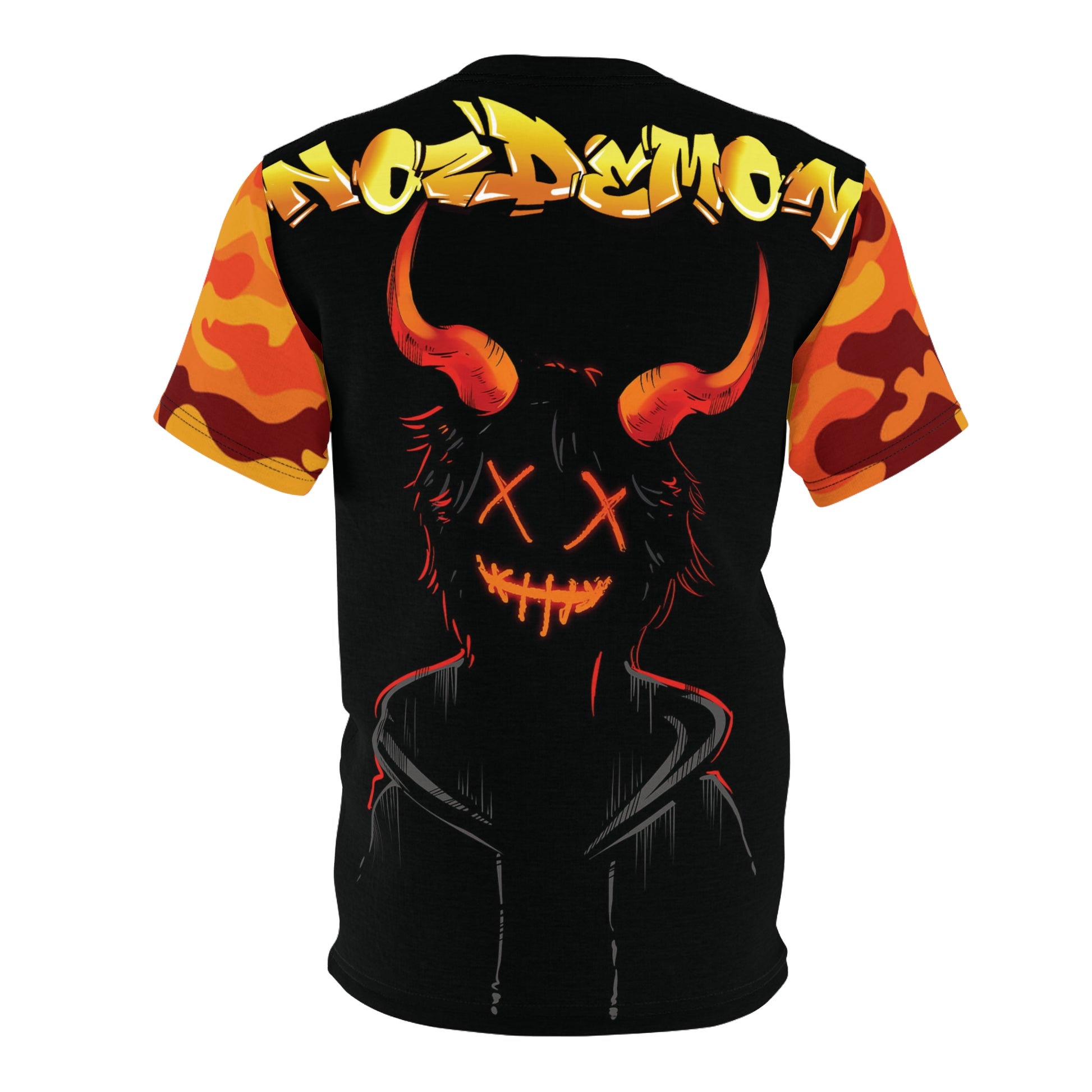 No-Demon Fire Camouflage Unisex Tee - Bold Streetwear Style