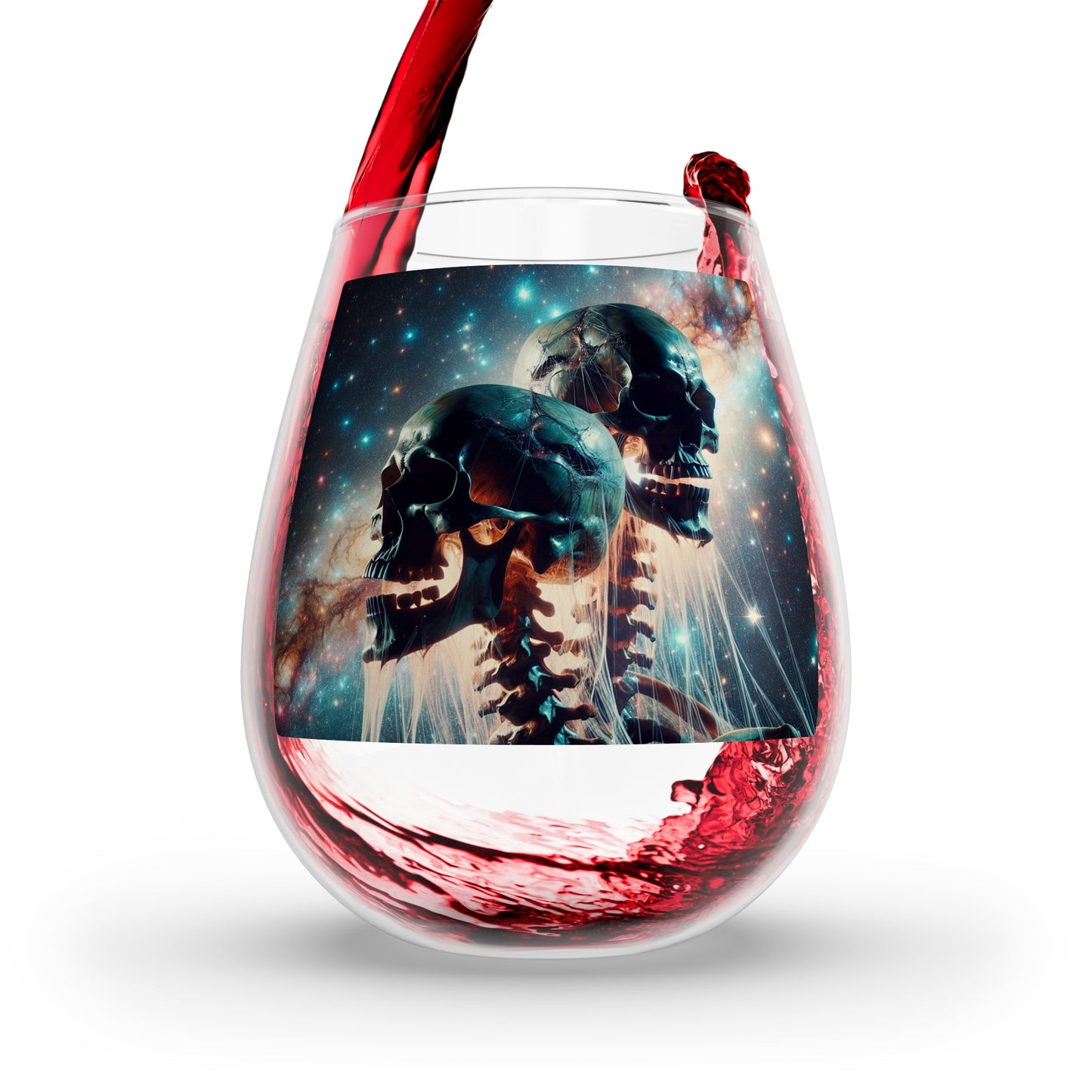 Stemless galaxy Wine Glass, 11.75oz