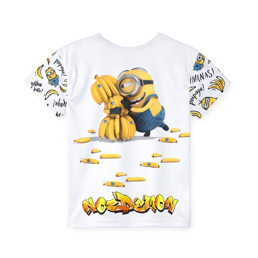Kids Sports Jersey with Minion Design, Fun Activewear for Boys and Girls, Ideal for Sporty Outfits, Birthday Gifts, Celebration Apparel