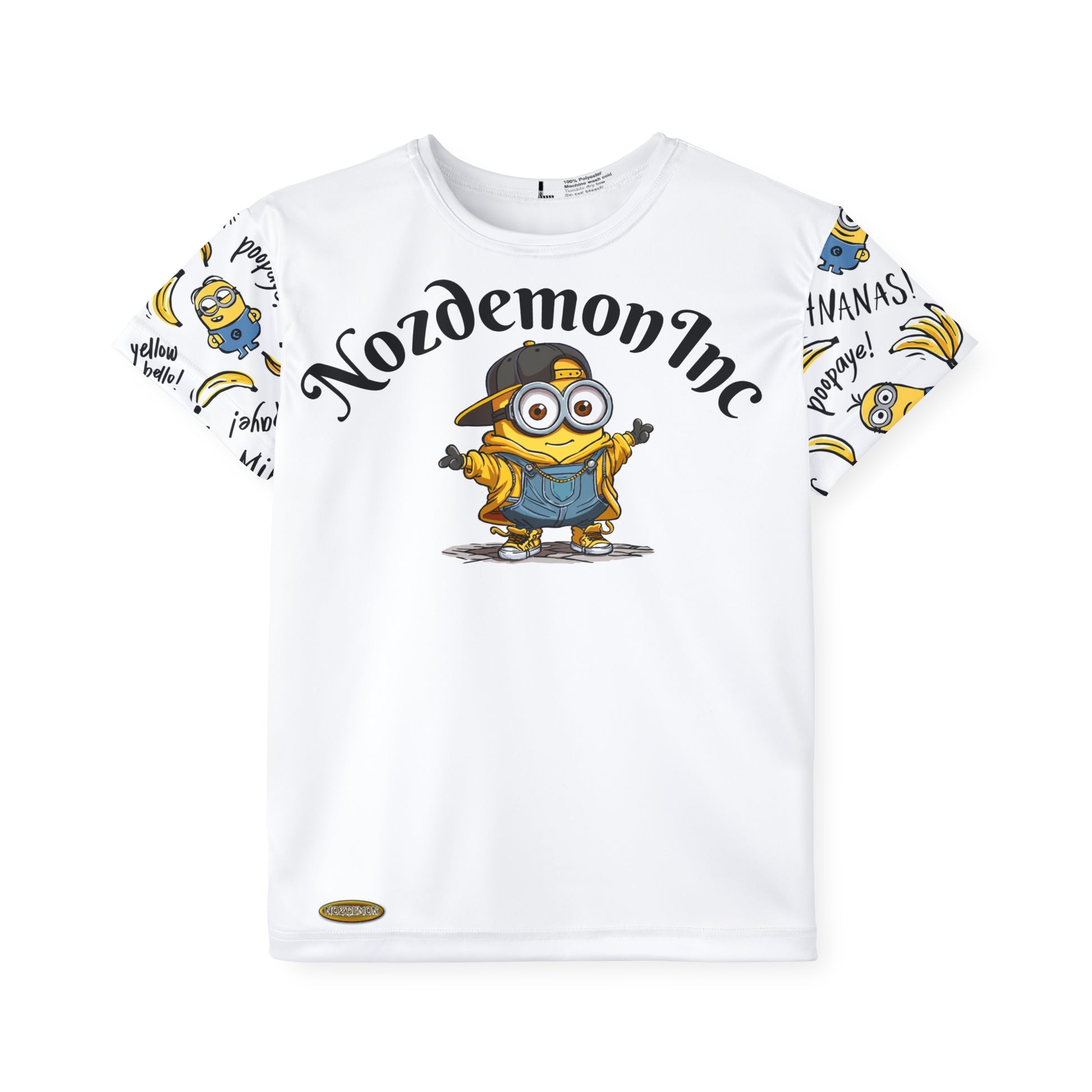 Kids Sports Jersey with Minion Design, Fun Activewear for Boys and Girls, Ideal for Sporty Outfits, Birthday Gifts, Celebration Apparel