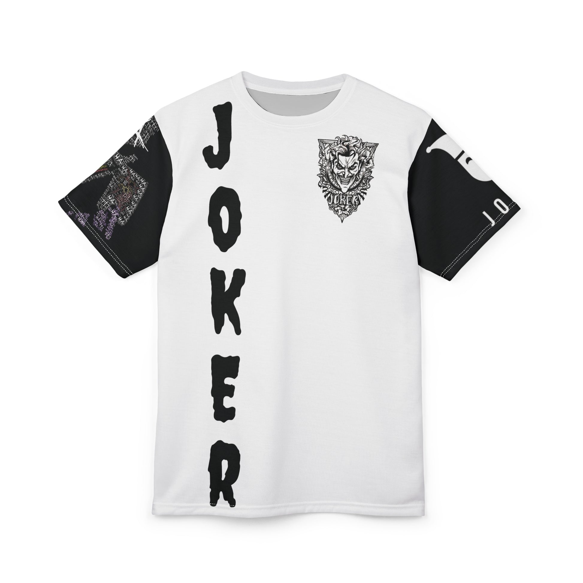 Joker Graphic Unisex Tee, Casual Wear, Street Style T-Shirt, Gifts for Gamers, Joker Themed Apparel, Unique Summer Top, Fun Graphic Tee