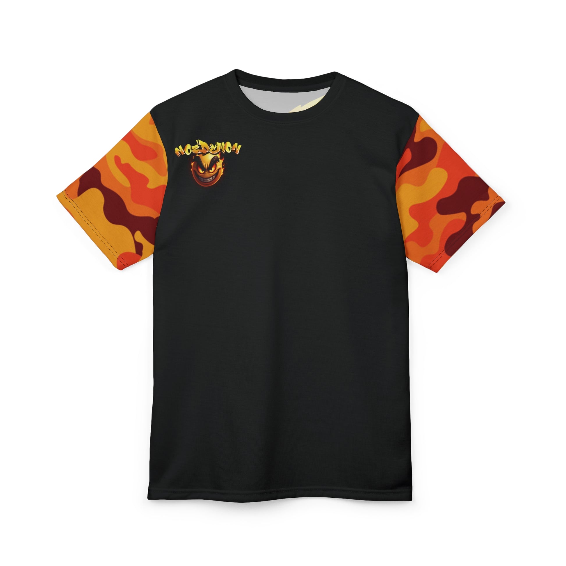 No-Demon Fire Camouflage Unisex Tee - Bold Streetwear Style