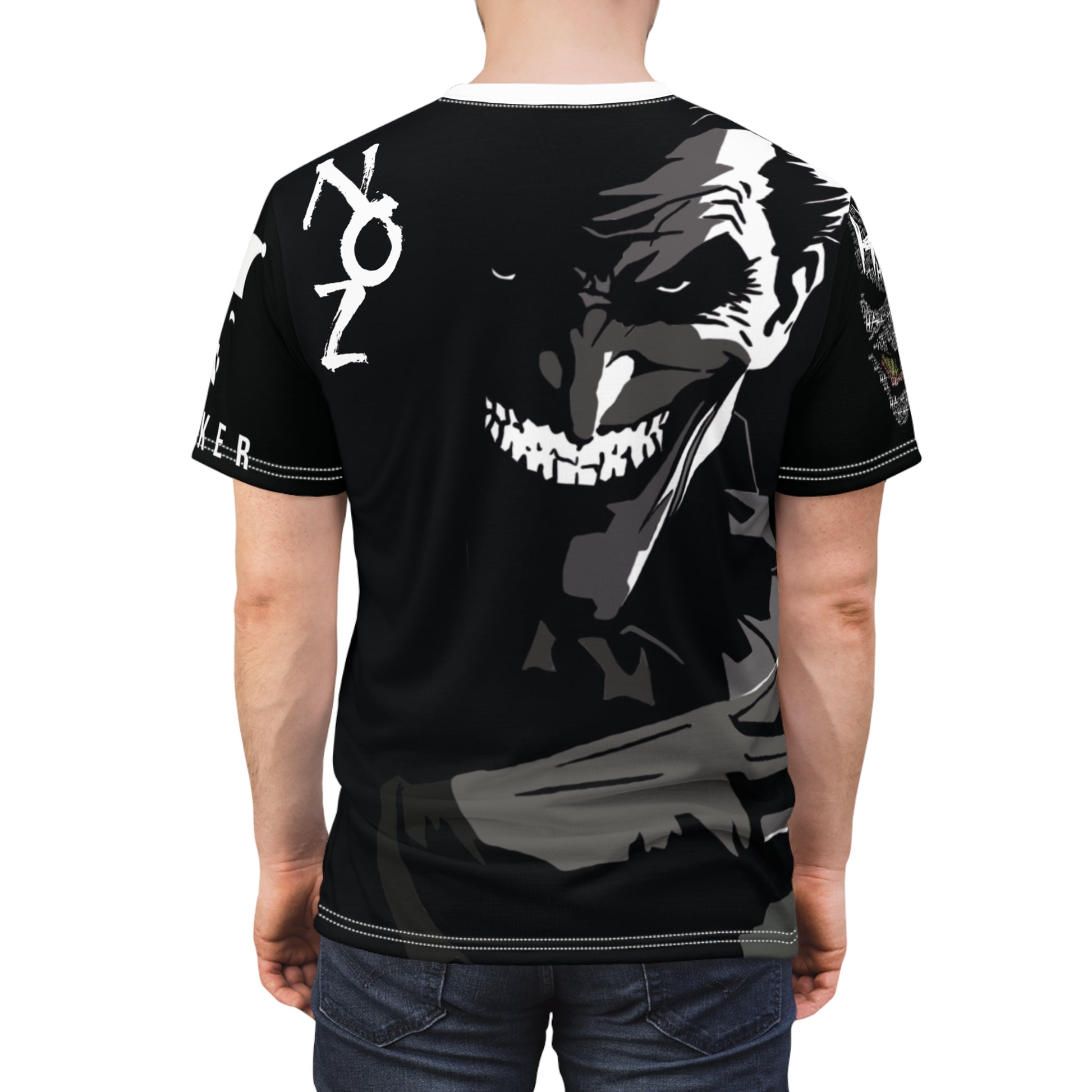 Joker Graphic Unisex Tee, Casual Wear, Street Style T-Shirt, Gifts for Gamers, Joker Themed Apparel, Unique Summer Top, Fun Graphic Tee
