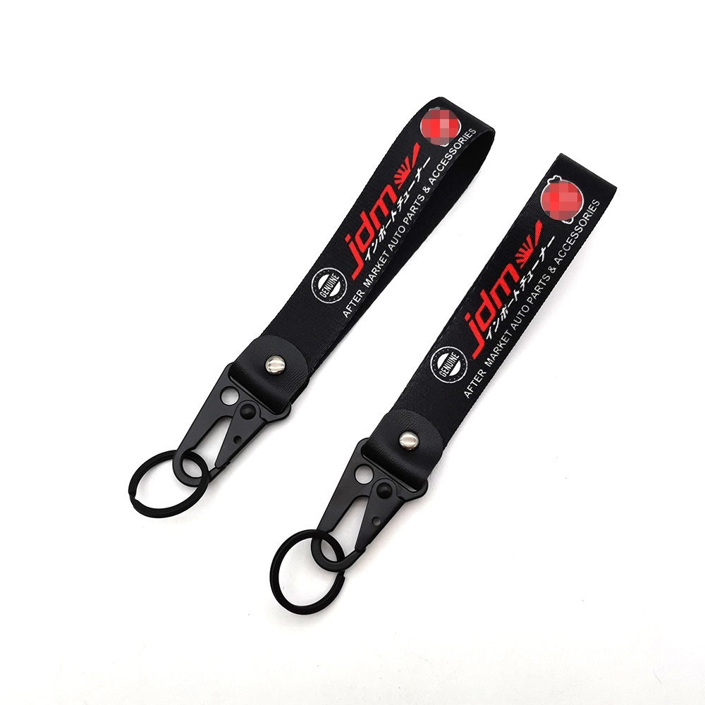 Car JDM Modified Culture Drift Expert Initial D Climbing Button Carabiner Olecranon Keychain Pendant