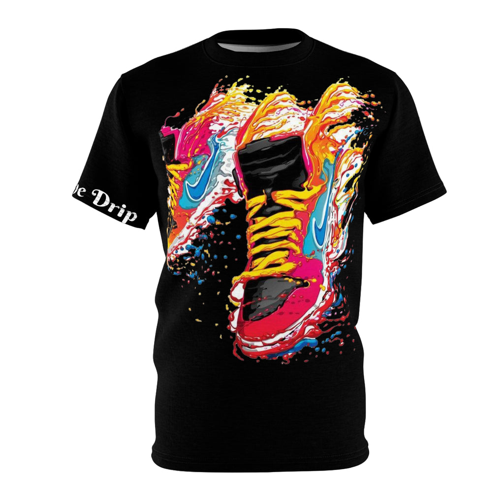 Colorful Athletic Sneaker Tee - Unisex Cut & Sew T-Shirt for Sneaker Lovers