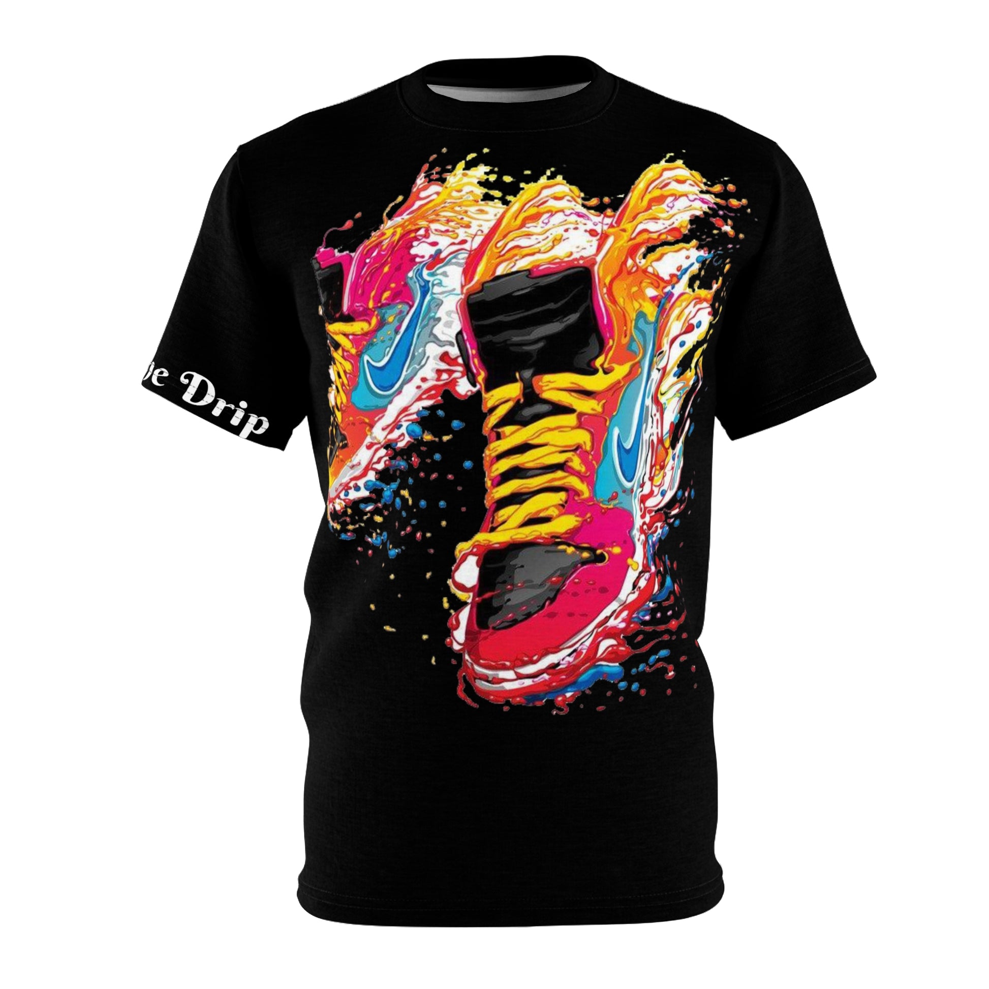 Colorful Athletic Sneaker Tee - Unisex Cut & Sew T-Shirt for Sneaker Lovers