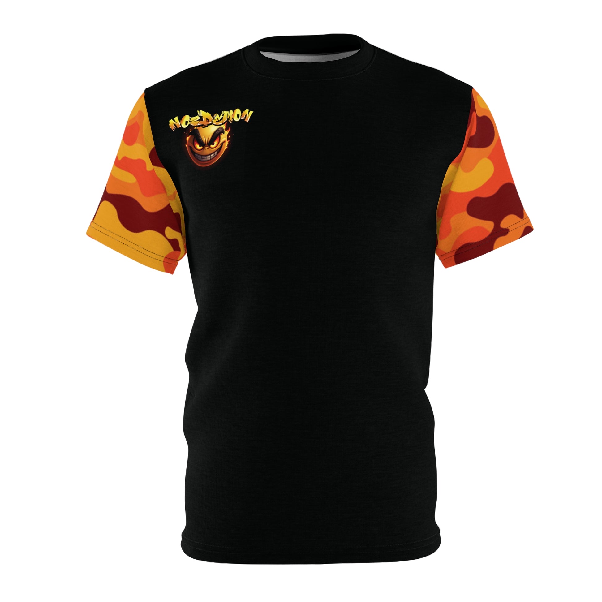 No-Demon Fire Camouflage Unisex Tee - Bold Streetwear Style