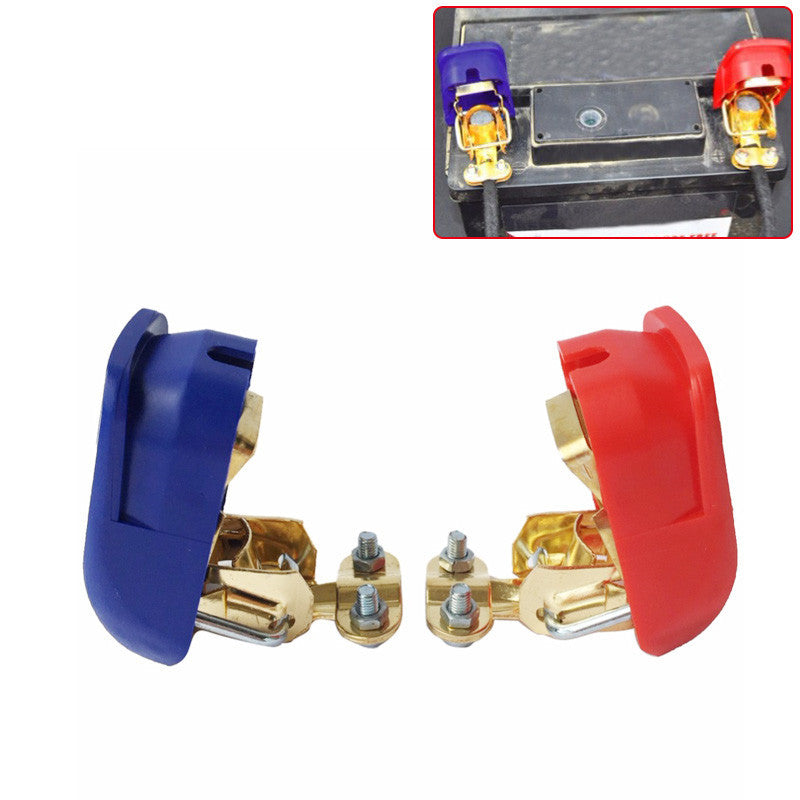 Connector clip battery clamp