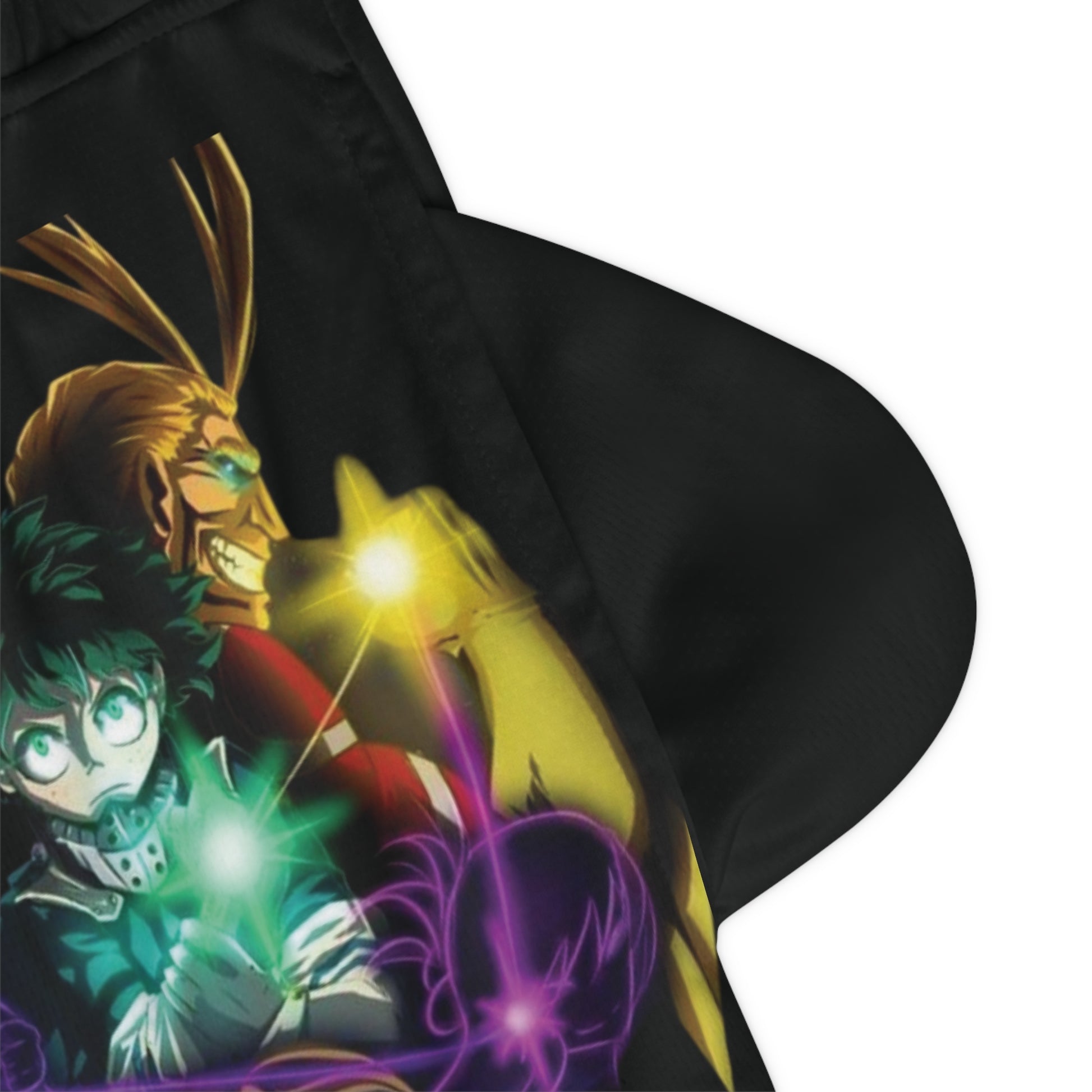 Electric Vibes Basketball Shorts, Graphic Athletic Wear, Sporty Summer Shorts, Anime-Inspired Boys Shorts, Gift for Sports Lovers