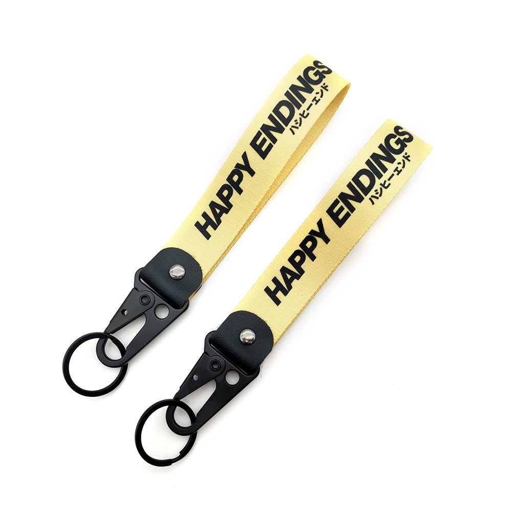 Car JDM Modified Culture Drift Expert Initial D Climbing Button Carabiner Olecranon Keychain Pendant