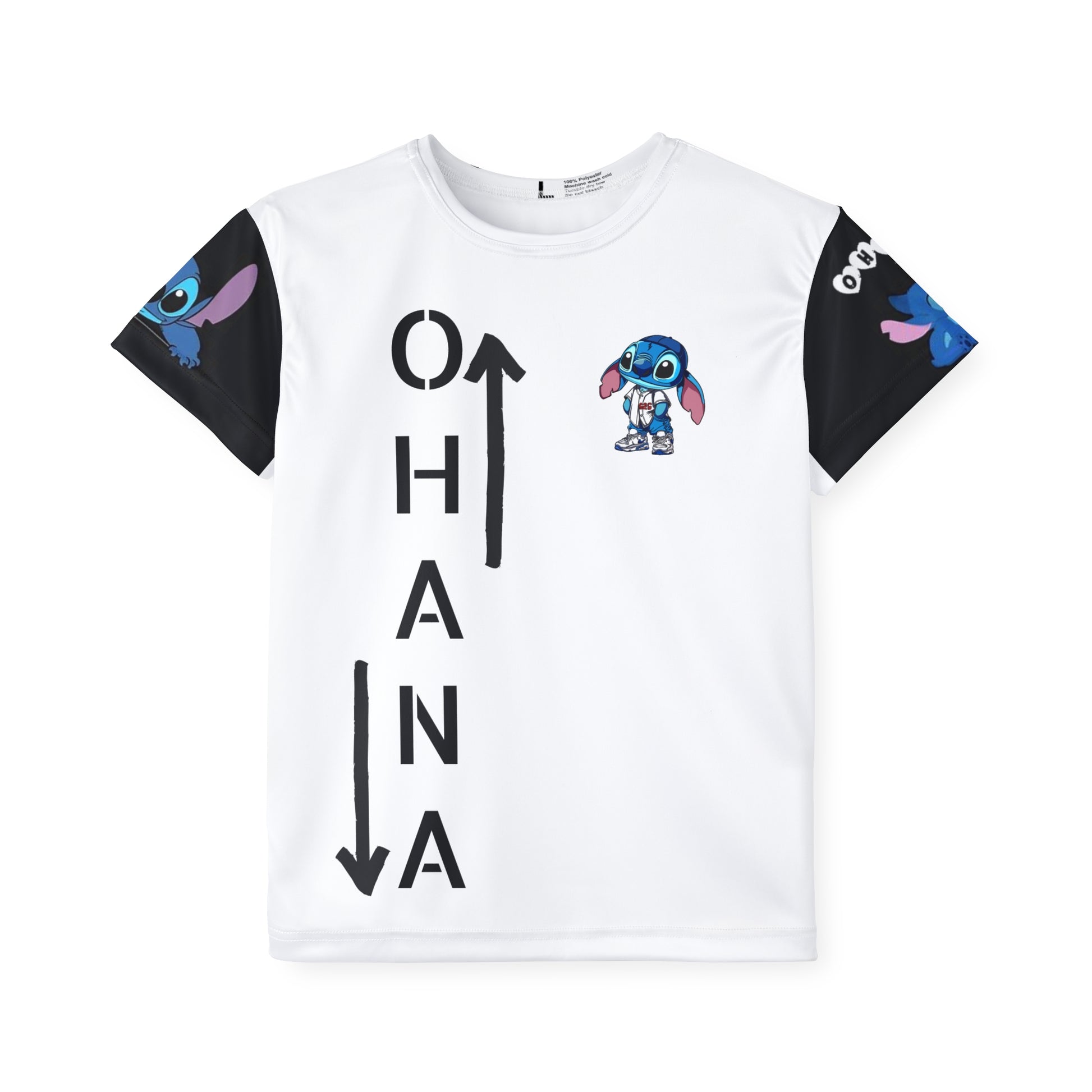 Kids Sports Jersey with Stitch Design, Fun Athletic Tee for Boys and Girls, Perfect for Birthdays, Sports Events, Casual Wear, Summer Fun