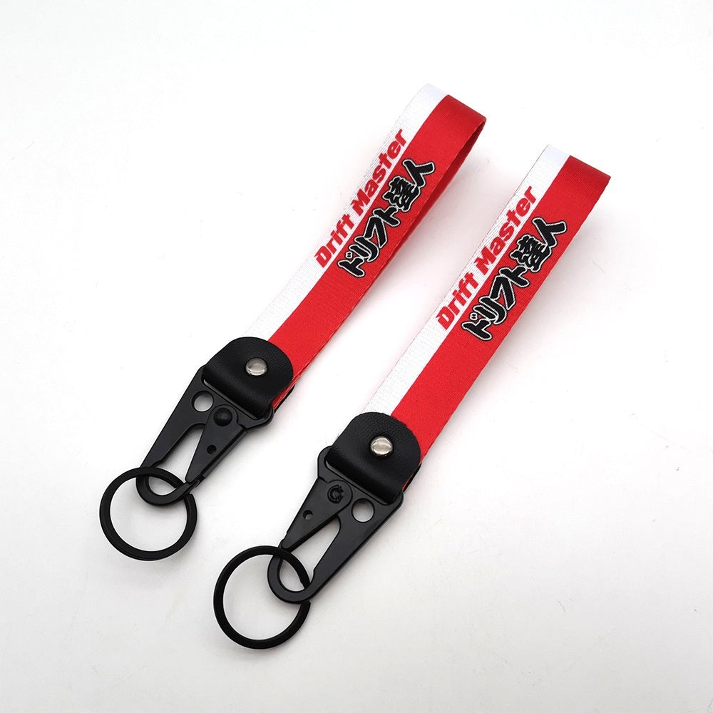 Car JDM Modified Culture Drift Expert Initial D Climbing Button Carabiner Olecranon Keychain Pendant