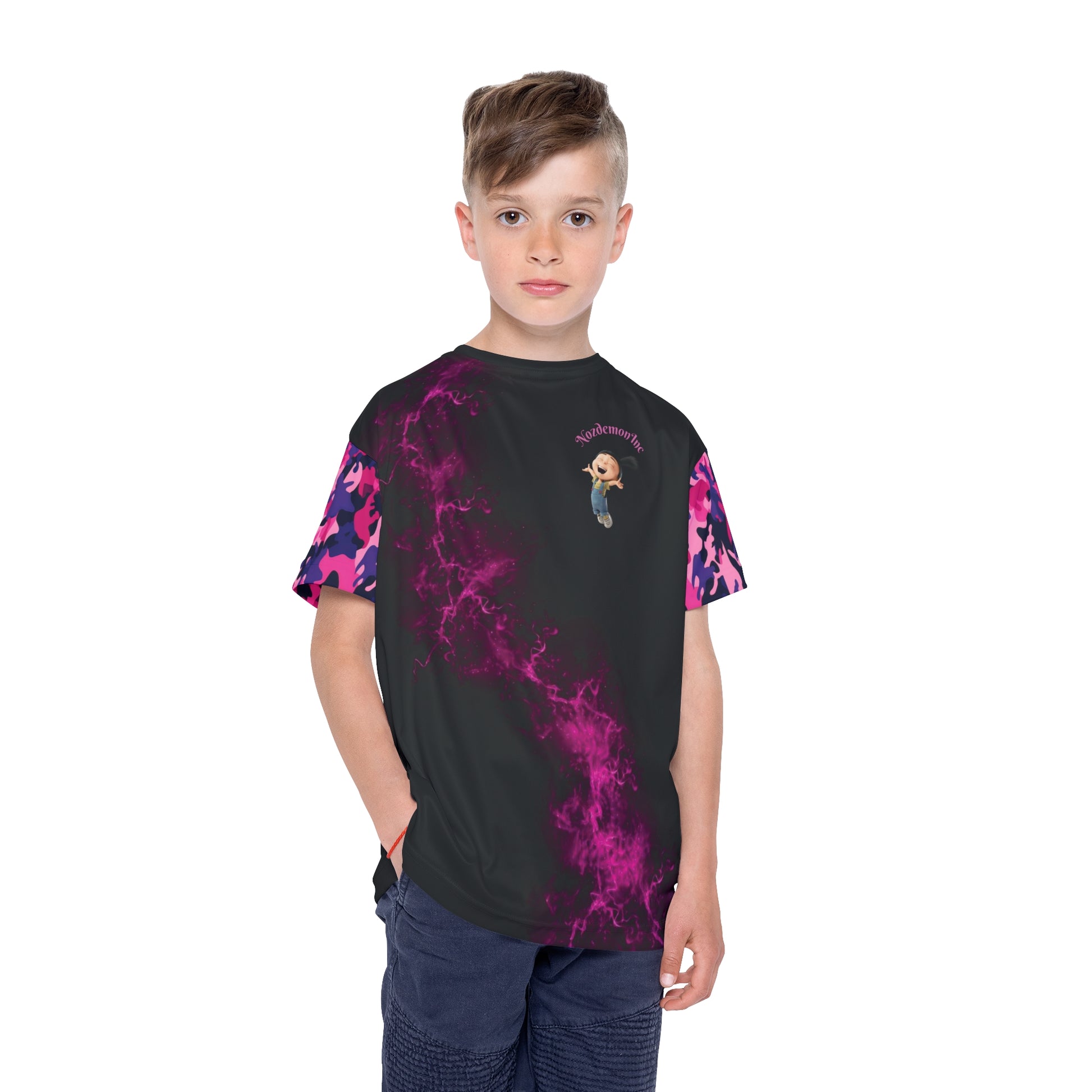Unicorn Themed Kids Sports Jersey, Fun Athletic Shirt, Fluffy Unicorn Tee, Birthday Gift, Sportswear for Kids