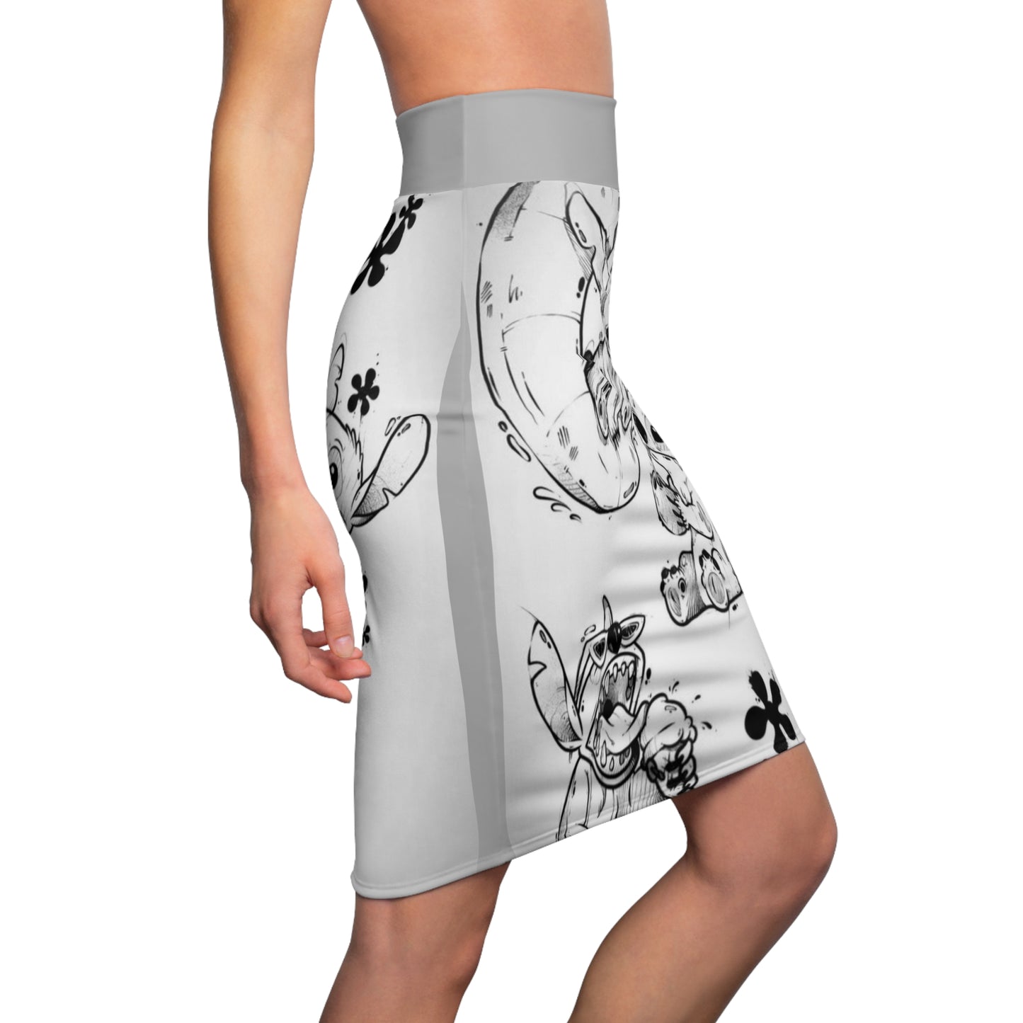 Women's Stitch Pencil Skirt (AOP)