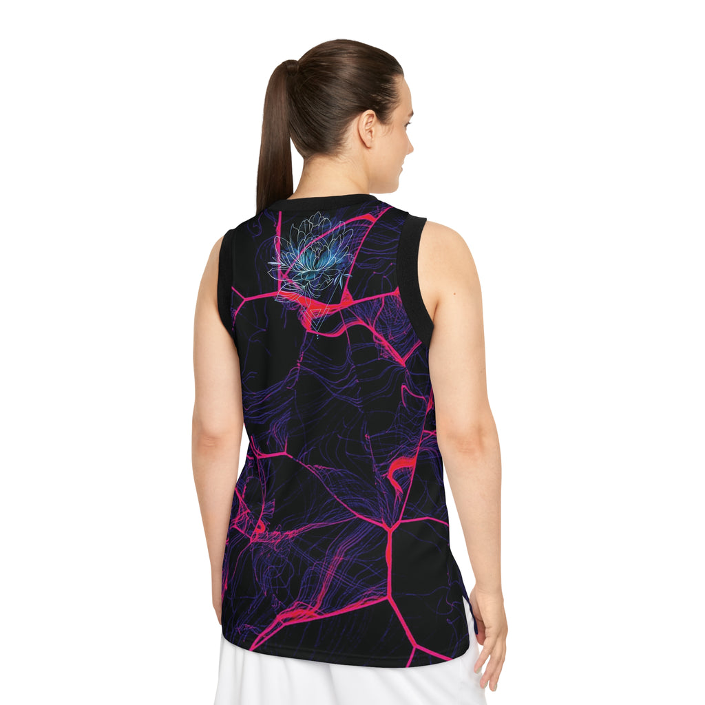 Vibrant Unisex Basketball Jersey, Youth and Adult Sportswear, Cool Activewear for Gamers, Unique Gift for Sports Fans, AOP Tank Top