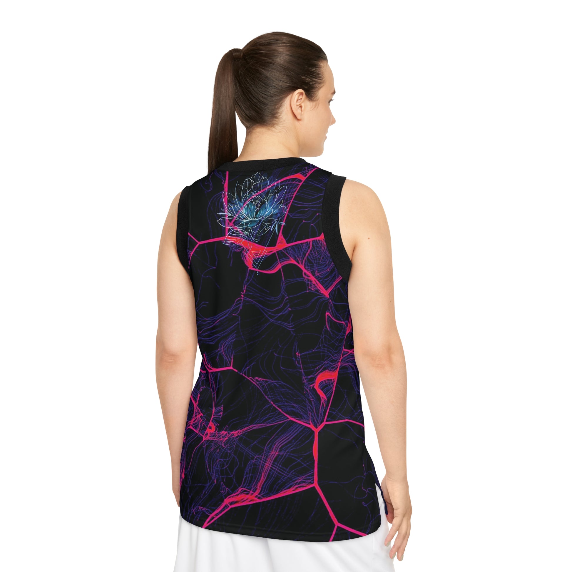 Vibrant Unisex Basketball Jersey, Youth and Adult Sportswear, Cool Activewear for Gamers, Unique Gift for Sports Fans, AOP Tank Top