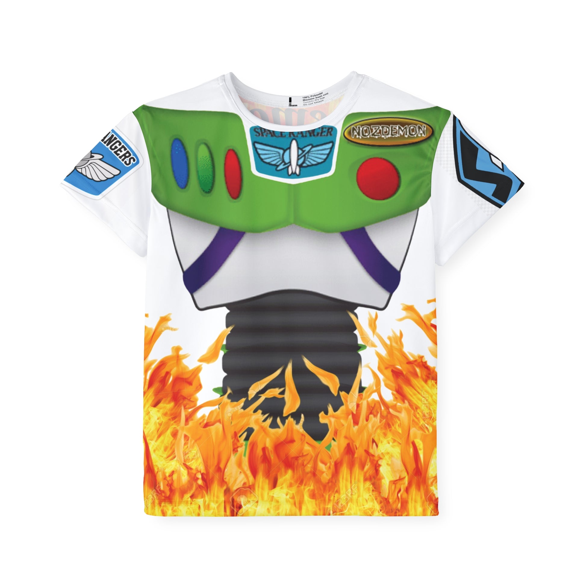 Kids Sports Jersey - Fire Theme, Cool Active Wear for Boys & Girls, Ideal for Sports Events, Gift for Birthdays and Celebrations