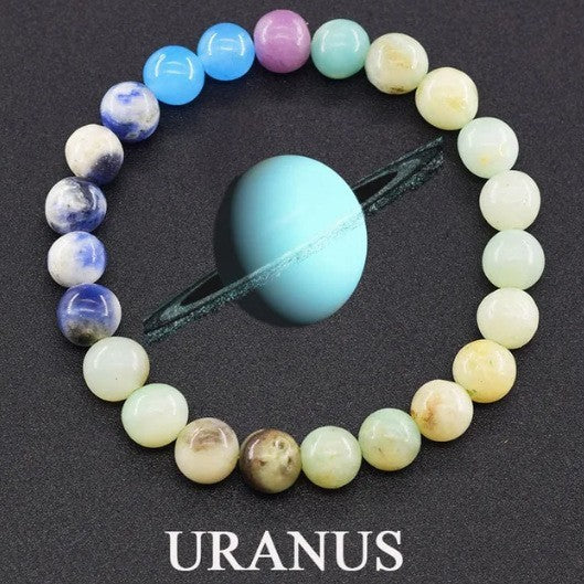 Fashion Jewelry Planet Bracelet Eight Planets Natural Stone Bracelet