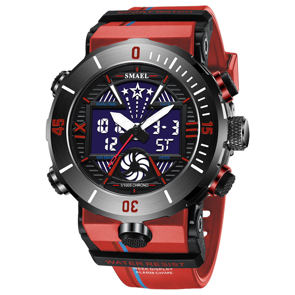 Sports Waterproof Trend Electronic Men's Watch