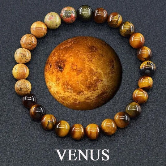 Fashion Jewelry Planet Bracelet Eight Planets Natural Stone Bracelet