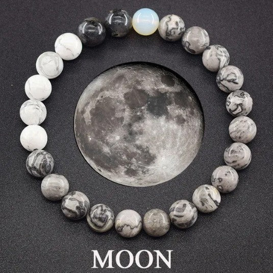 Fashion Jewelry Planet Bracelet Eight Planets Natural Stone Bracelet