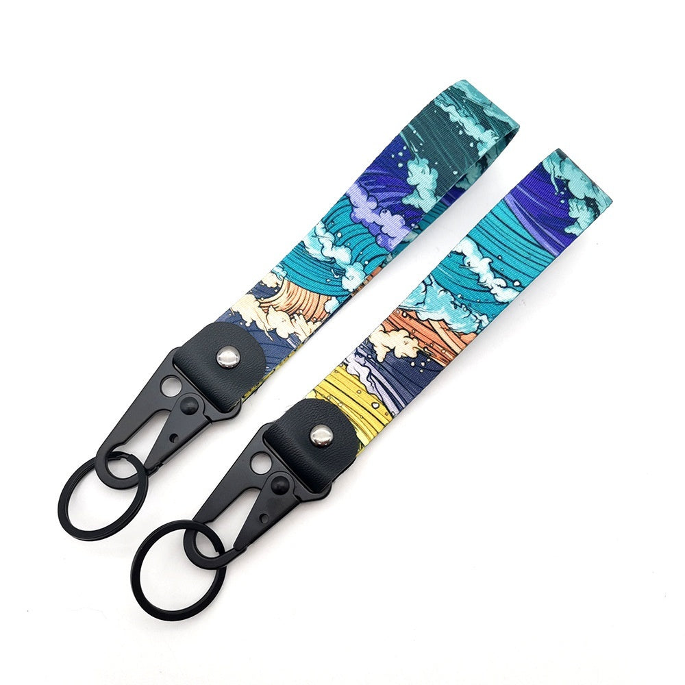 Car JDM Modified Culture Drift Expert Initial D Climbing Button Carabiner Olecranon Keychain Pendant